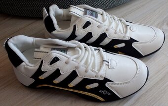 Bielo čierne botasky, v. 40 - 4