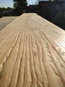 Drevená lavica z masívneho dreva - 4