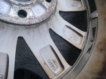 4ks alu disky orig. Škoda 5x112 R17 pneu 205/55 R17 5mm - 4