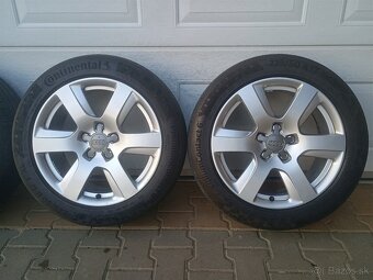 ALU disky Audi 5x112 R17 + pneu 225/50 R17 - 4