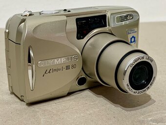 Olympus Mju III 80 …. Fotoaparat …, kinofilm (na opravu) - 4