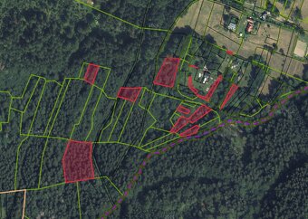 Vysoká nad Kysucou – 14.570 m2 LES a ORNÁ PÔDA v podiele 1/1 - 4