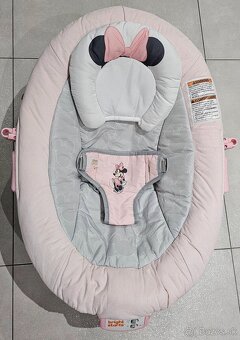 Detská hojdacia sieť Bright Starts - Minnie Mouse-ružová - 4