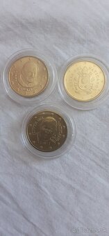 2 euro mince. 50 centove mince. - 4