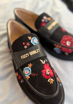Čierne mokasíny indickej značky Fizzy Goblet - 4