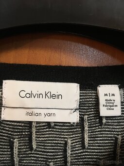 CALVIN KLEIN originál merino damsky svetrik S/M - 4