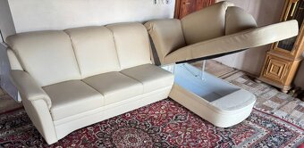 Kožená rohová sedačka, 5249 - 4