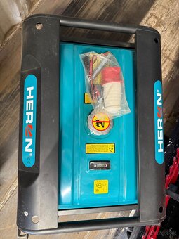 NOVÁ nepoužitá Elektrocentrála HERON benzín, 6,8kW/6,3kW, - 4
