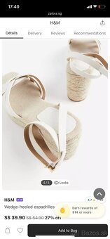 Sandále na platforme zn. H&M - 4