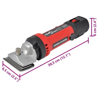 6-dielna sada strojčeka na strihanie koní - 4