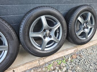Alutec 4x100+Celoročné pneu Michelin 175/65 R14 - 4