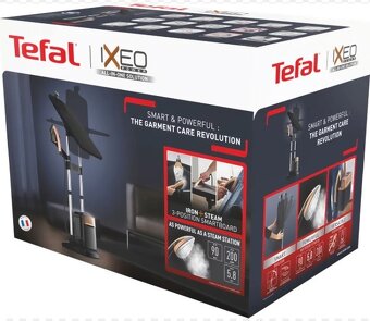 Stojanový naparovač odevov Tefal IXEO QT2020E0 čierny/medený - 4