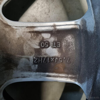 Hliníkové Volkswagen disky 5x130 R17 7,5J ET50 - 4