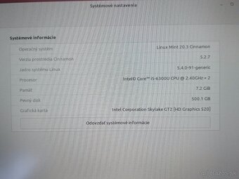 predám Lenovo Thinkpad T460,Intel core i5 ,8gb ram ,LINUX - 4