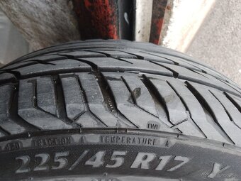 2x letné pneumatiky 225/45 r17 - 4