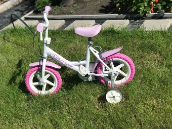 Dievčenský detský bicykel 12”. - 4