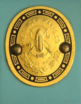 Detský šijací strojček SINGER modrý. - 4