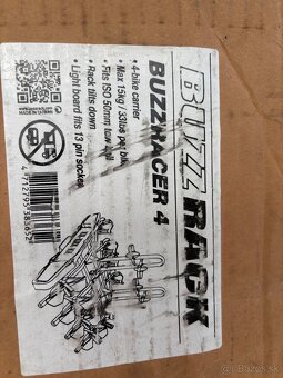 NOVÝ nosič na bicykle Buzzrack/Buzzracer na ťažné zariadenie - 4