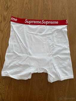 Biele supreme boxerky L - 4