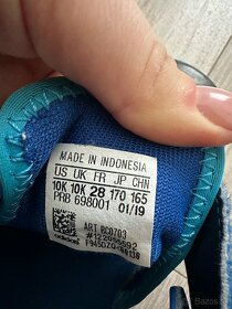 Adidas traxion šľapky s patou 28 modra - 4