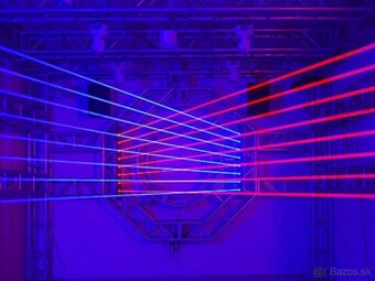 Predám Otočný LED Bar Spider RGB - 4