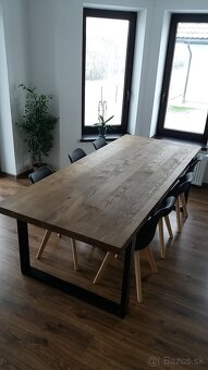 Jedálenský dubový stôl Cele Sk - 4
