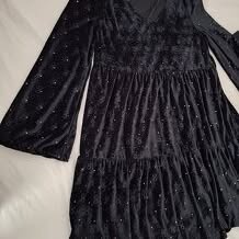 Spoločenské čierne šaty s korálkami, lurex dámske šaty - 4