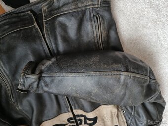 Pánska kožená bunda 4SR - veľkosť 48 - 4