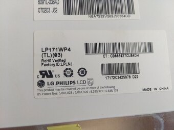 predám 17" 1440x900 WXGA+ CCFL , 30pin display - 4