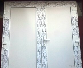 Predám vchodové dvojkrídlové dvere 191cm x 210cm - 4