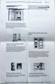 Americka chladnicka s mraznickou a vyrobnikom ladu Samsung - 4