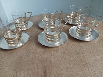 Krásna súprava na čaj/kávu/grog - ČSSR - 4