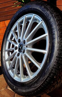 Alu R18 5x112 orig. Mercedes GLA +TPMS+zimné 215/55R18 - 4