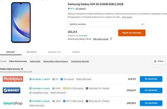 Samsung Galaxy A34 5G A346B 6GB/128GB Awesome silver - 4
