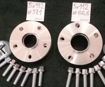 Rozsirovacie podložky duralove 5X112 aj 5X120 a iné - 4