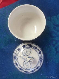 Cibulak, čajová sada, starožitný Meissen - 4