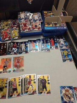 Zberateľské kartičky futbalových hračou match atack - 4