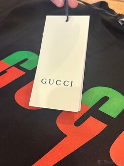 Gucci - Cierne tricko (L) - 4