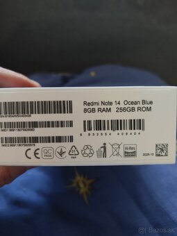 Predám xiaomi redmi note 14 8/256GB - 4