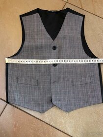 Vestička pre chlapca sivá 122 - 4