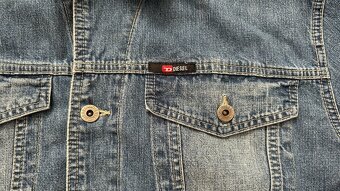 Pánska,kvalitná džínsová bunda DIESEL - veľkosť XL - 4