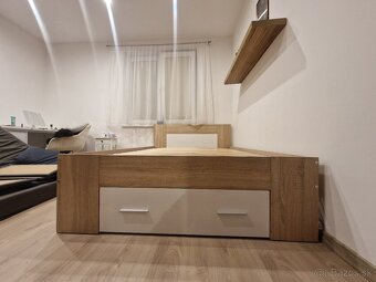 Predá postel s roštom,  rozmer 200x 140 cm - 4