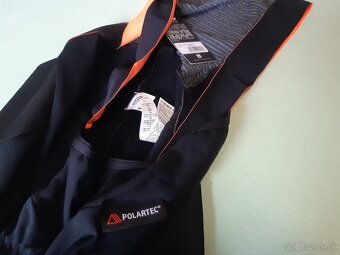 Santini Adapt Wool nohavice s trakmi, čierna, L - 4
