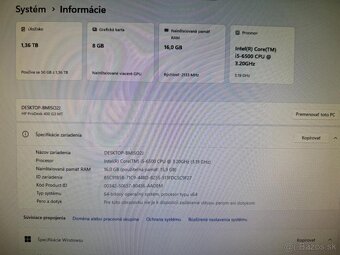 Herný počítač i5-6500 / 16GB RAM / RX 580 8GB / 500GB SSD - 4