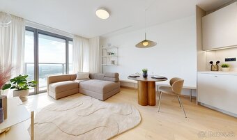 PRENÁJOM | Elegantný 2 izbový byt v Eurovea Tower, Bratislav - 4