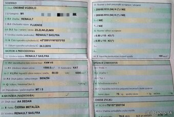 predám MOTOR K4MV8 Renault Fluence 1.6 2015 DVERE, KAPOTA ZA - 4