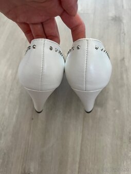 Deichmann nové biele lodičky - 4