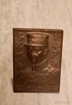 Starý plastický obraz M.R.Štefánik - 4