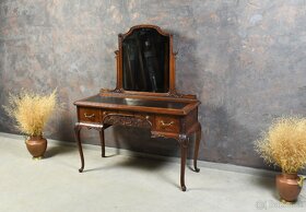 Psací stůl- starožitný nábytok - 1950 - 4