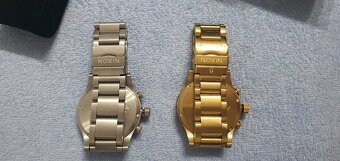 Nixon Zlaté hodinky aj strieborne veľká nad 5cm priemer - 4